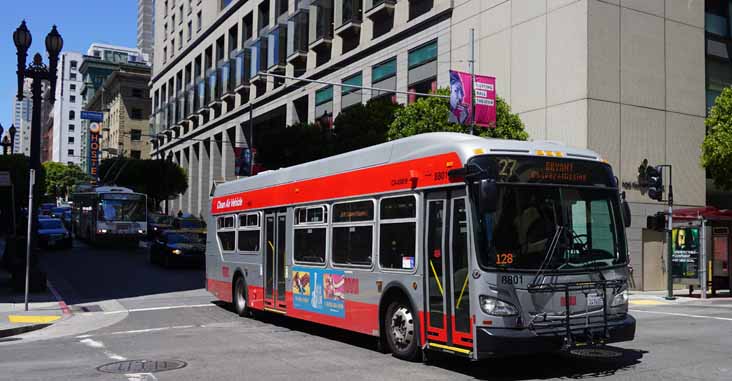 MUNI New Flyer XDE40 8801